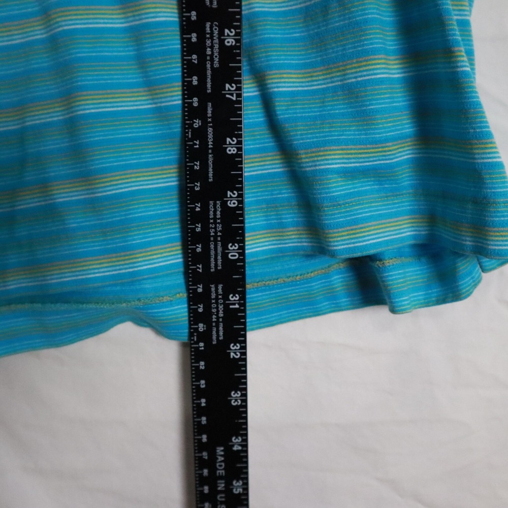 Nike Tiger Woods Polo Shirt Mens XL Golf Casual Knit Cotton Striped Short Sleeve - Picture 5 of 7